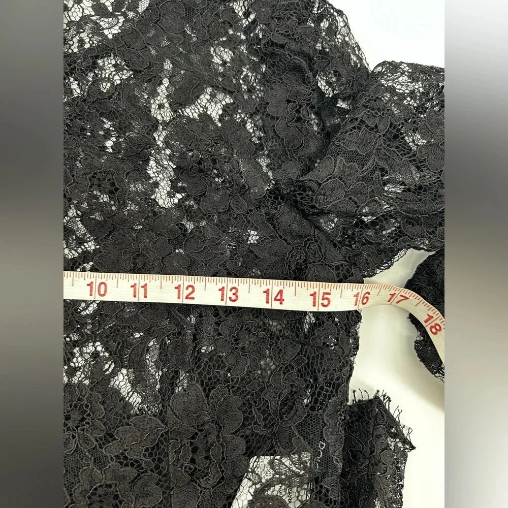 NWT Dolce & Gabbana L/s Lace Blouse Shirt with Rhinestone SIZE IT40 US SMALL - Picture 11 of 14